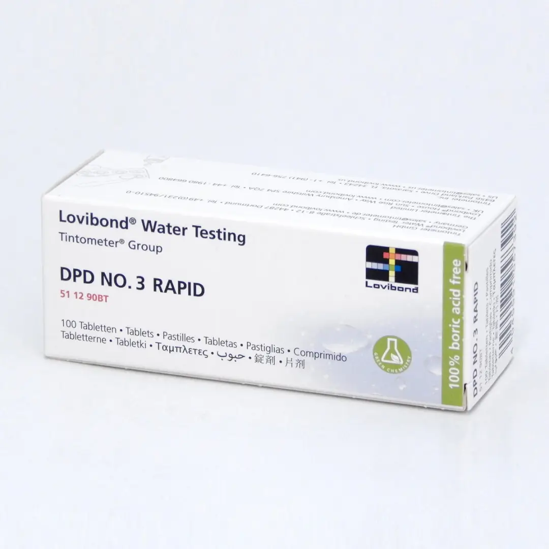 Reactivo DPD No.3, pastilla rápida, 100 un. 511290BT